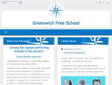 Tablet Screenshot of greenwichfreeschool.co.uk